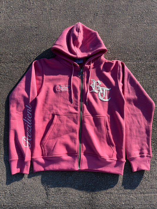 Rezilient Rhinestone ZipUp