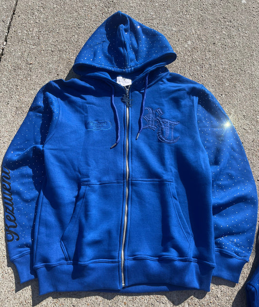 Rezilient Rhinestone ZipUp