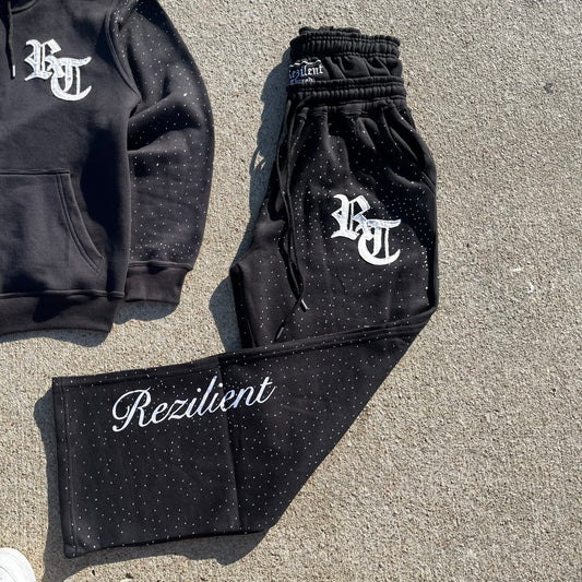 Rezilient Rhinestone Adjustable Band Sweats