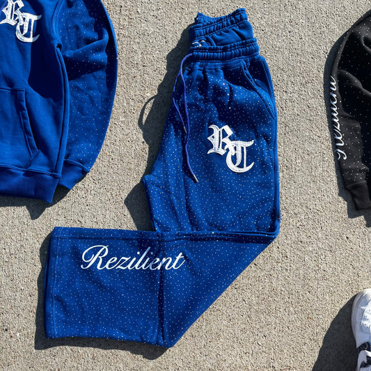 Rezilient Rhinestone Adjustable Band Sweats