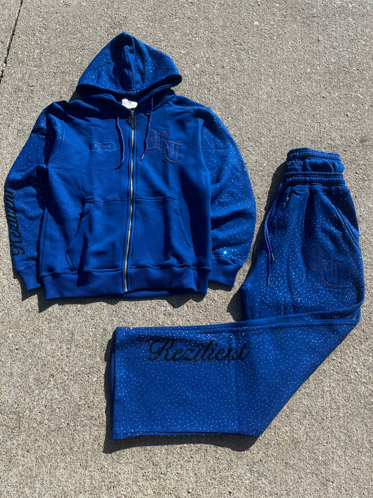 Rezilient Rhinestone Adjustable Band Sweats
