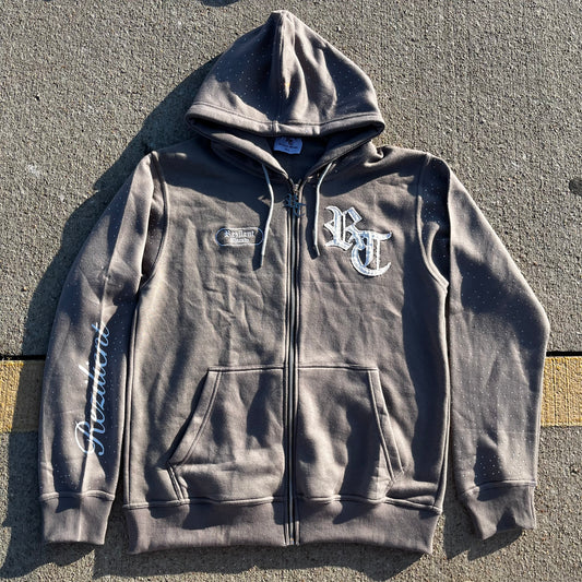 Rezilient Rhinestone ZipUp